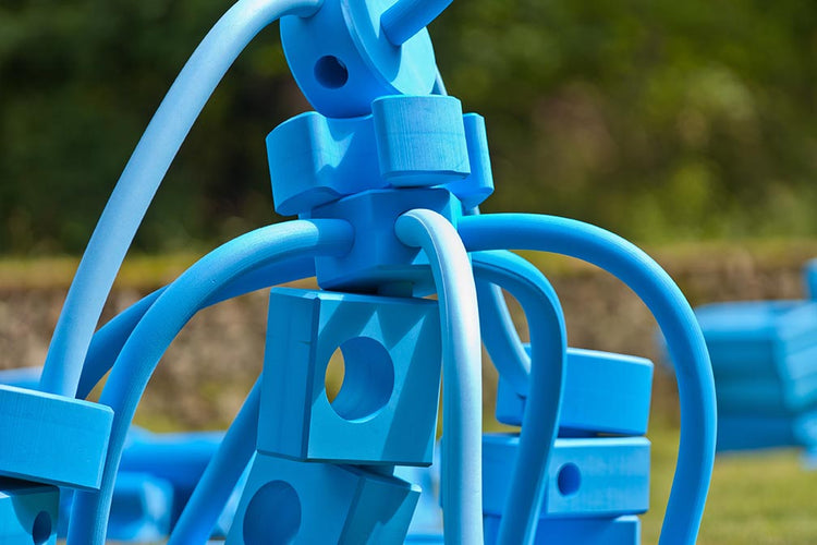 Big Blue Foam Building Blocks