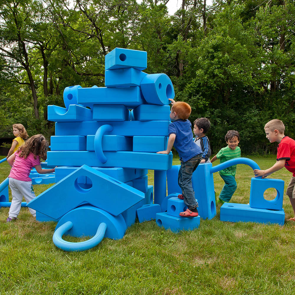Giant Foam Blocks Set - 105 Pieces || Imagination Playground