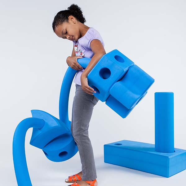 38 Big Blue Block Creations ideas  playbased learning, play matters,  playground