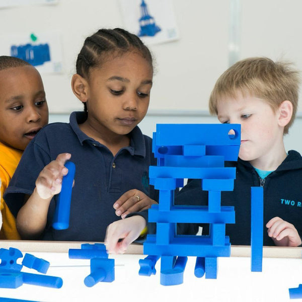 500‑Piece Small Blocks Set | Small Blue Foam Building Blocks ...