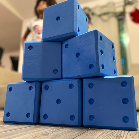 Giant Foam Blocks Set - 105 Pieces